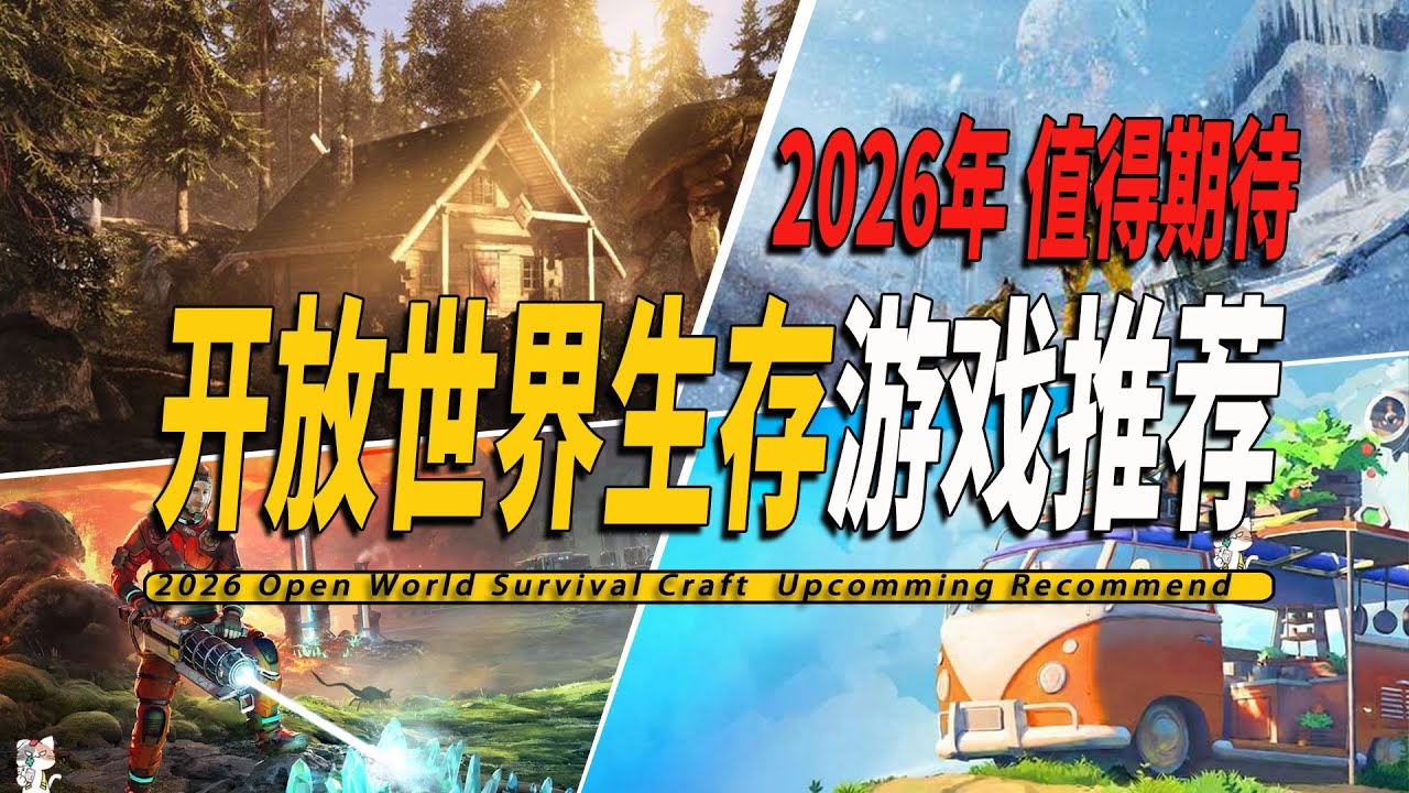 2026年10款Steam上值得期待开放世界生存建造游戏推荐-2026 Open World Survival Craft  Upcomming Games