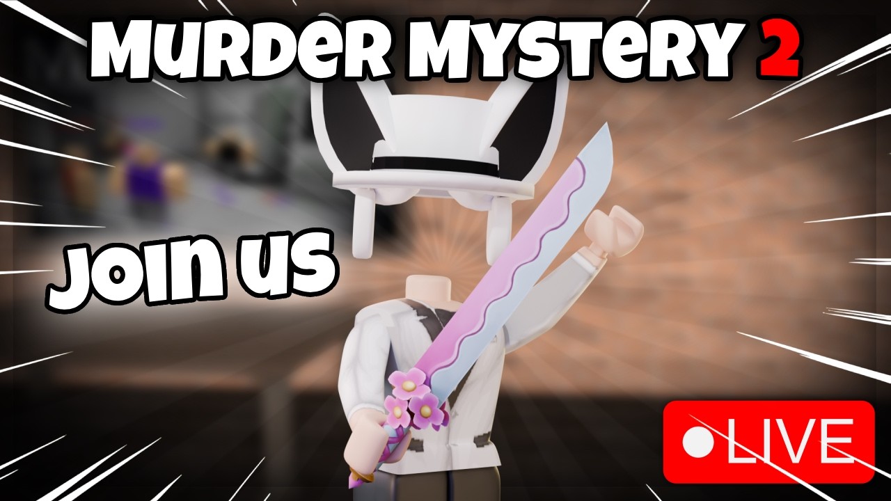 🔴LIVE🔴IM BACK MM2 PLAYING WITH VIEWERS ROBLOX