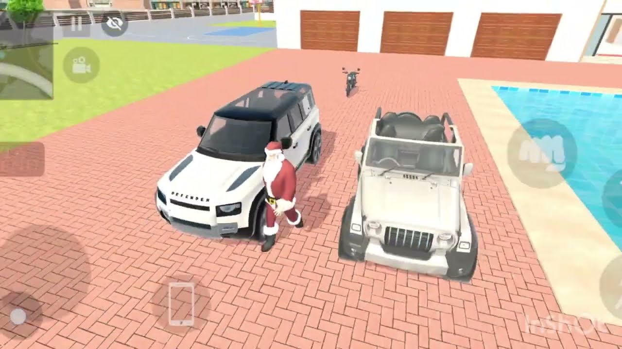 CHRISTMAS 🎅 PAR SANTA NE DEFENDER CAR 🚘 BALLU KO GIFT KI 😱😱