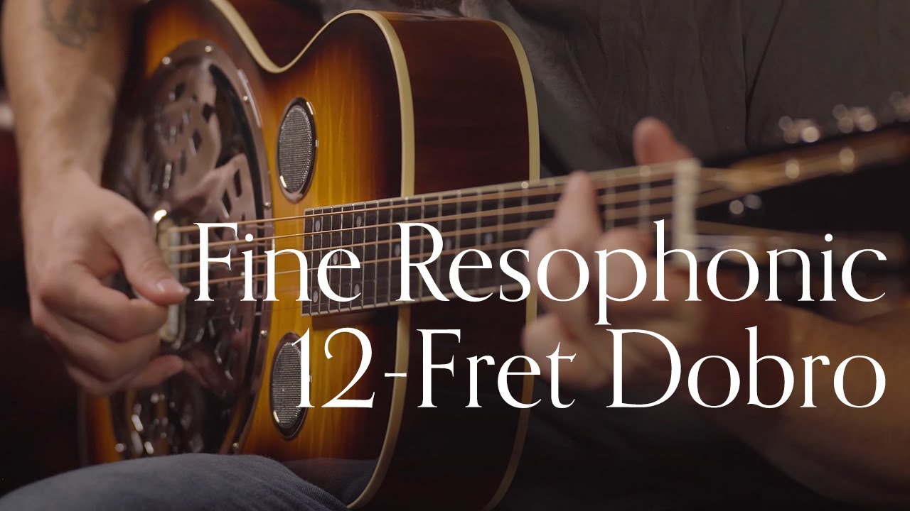 Fine Resophonic 12-Fret Dobro, Flamed Maple Sunburst | Carl Miner