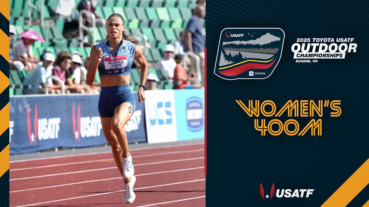 Women's 400m Final at the 2025 Toyota USATF Outdoor Championships on August 2, 2025