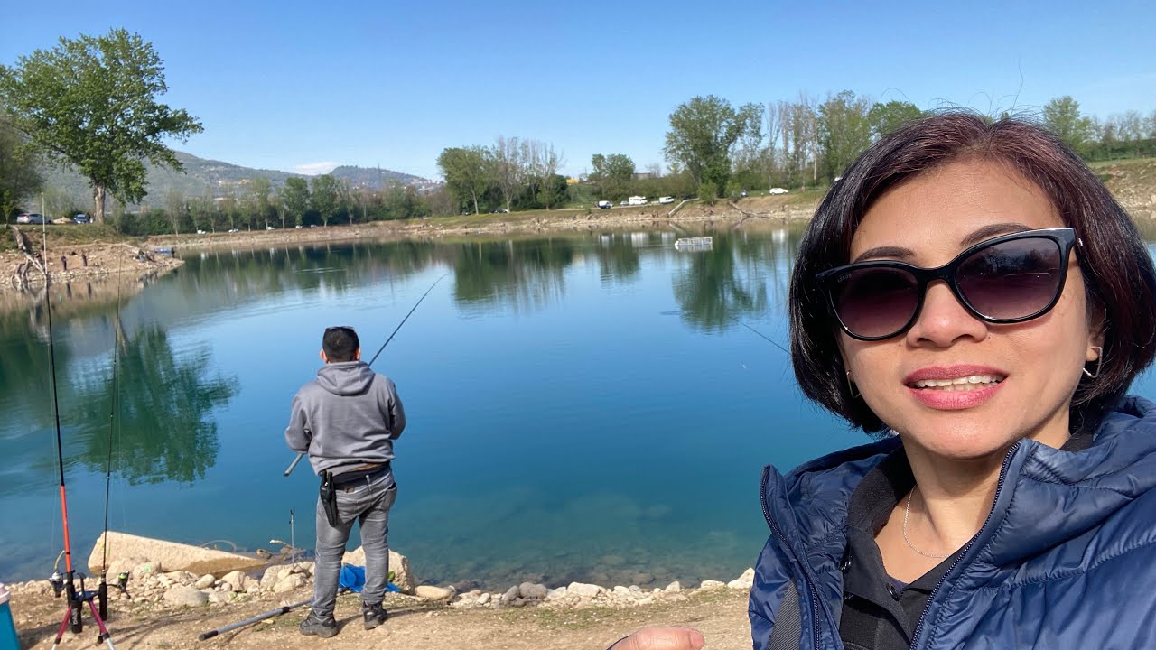 Our weekend fishing adventure at Lago Franzoni, Brescia, Italy.
