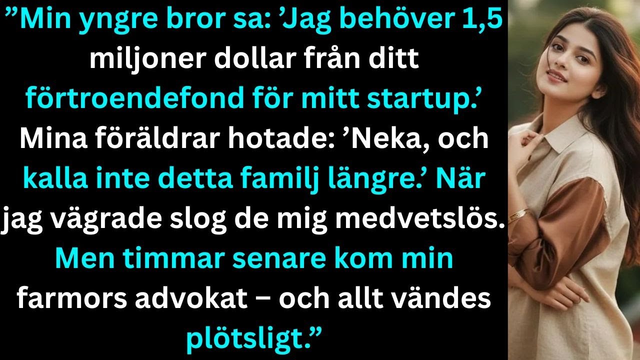 ”Min bror krävde 1,5 miljoner dollar från mitt förtroende för sitt startup — mitt nej krossade allt.