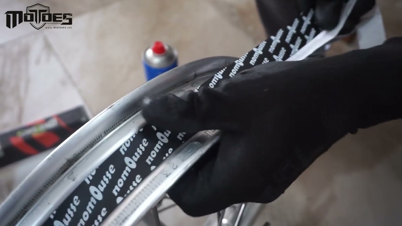MOTOES NO-MUZ Tracktion iç Lastiği Motosikletimize monte ettik