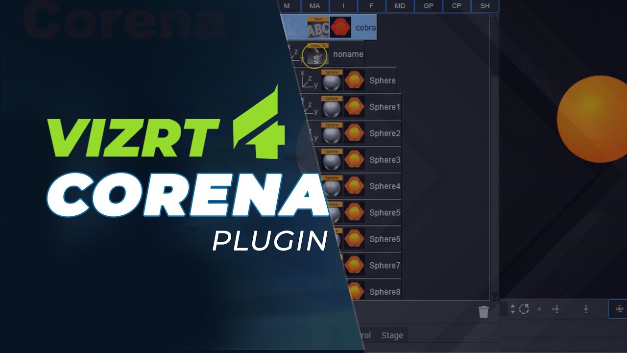 Vizrt 4 Corena Plugin