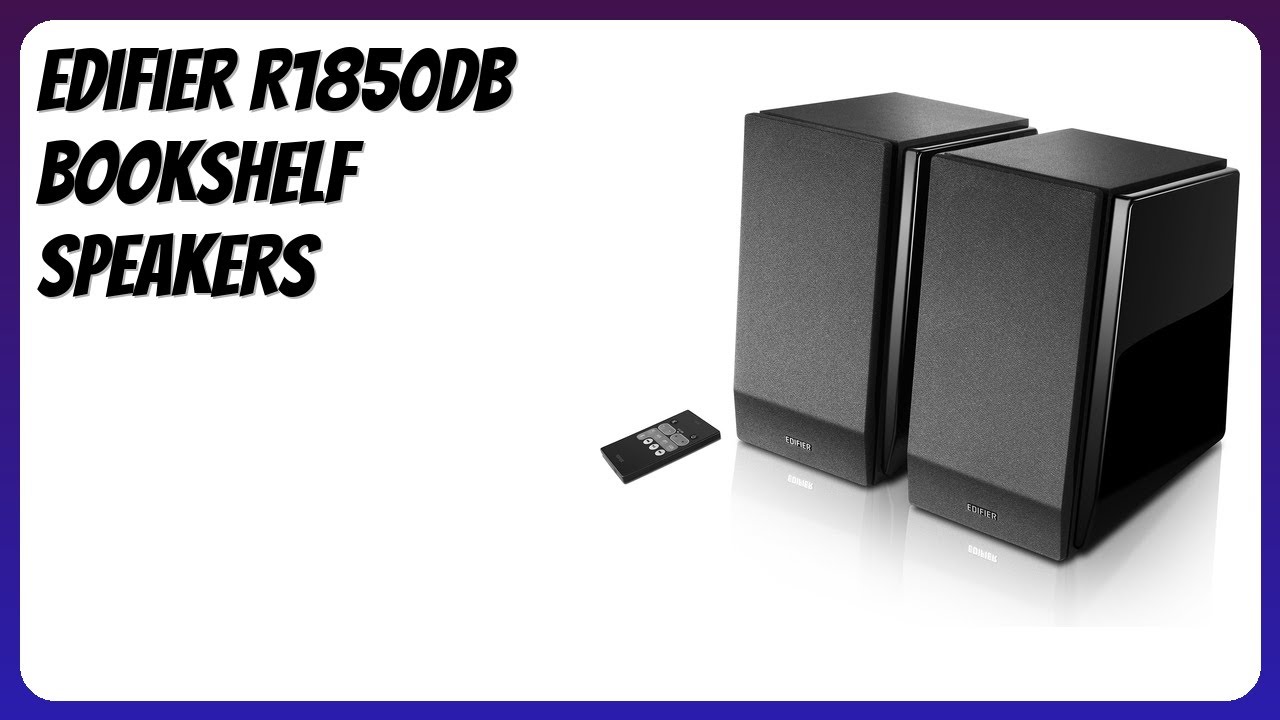 REVIEW (2026): Edifier R1850DB Bookshelf Speakers. Features