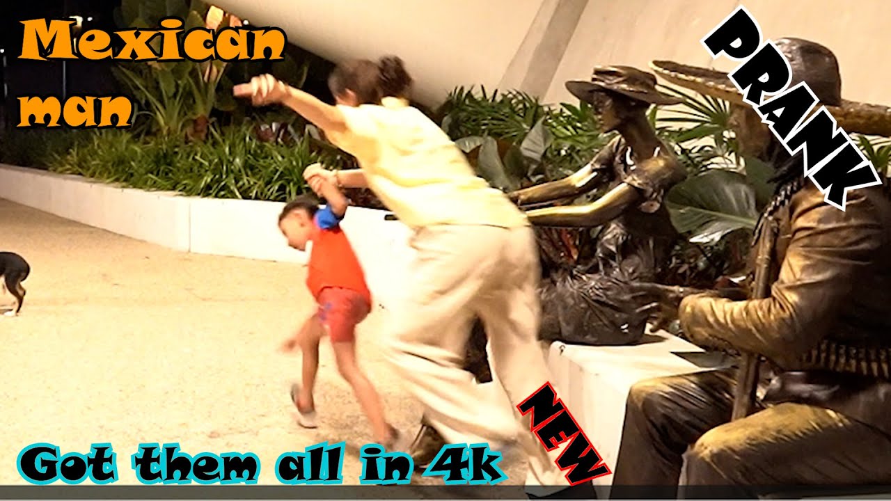 Mexican man got a big gun be careful. hahaha