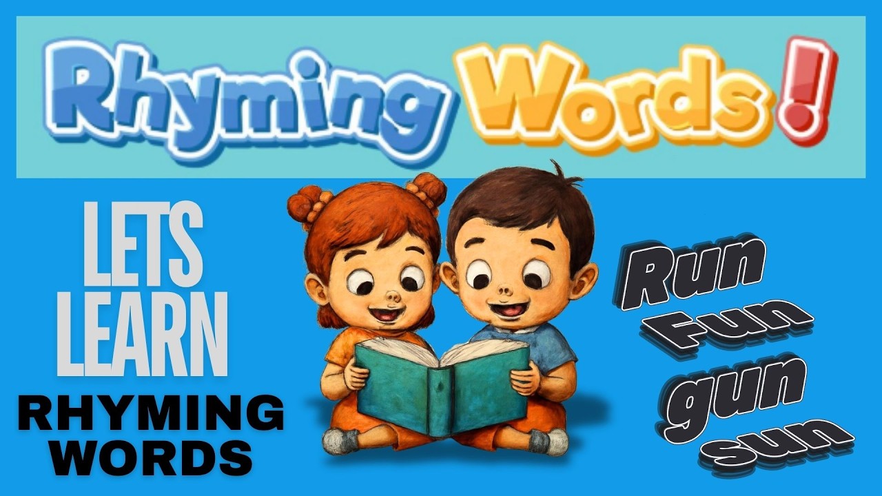 Rhyming Words for Kids | Learn Rhyming Words with Pictures | abc | Rhyming Words | Kiddenbum
