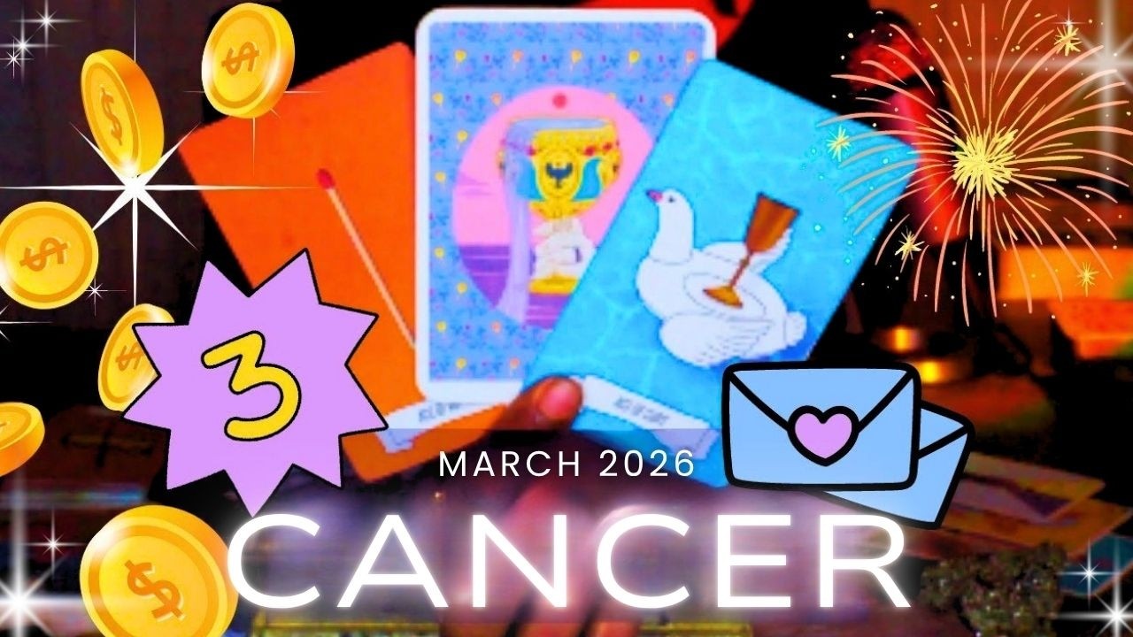 CANCER😱 THREE PEOPLE ARE EYEING 🫵 HARD‼️3 LOVE/FINANCIAL OFFERS BRING A NEW BEGINNING‼️👀 MARCH 2026