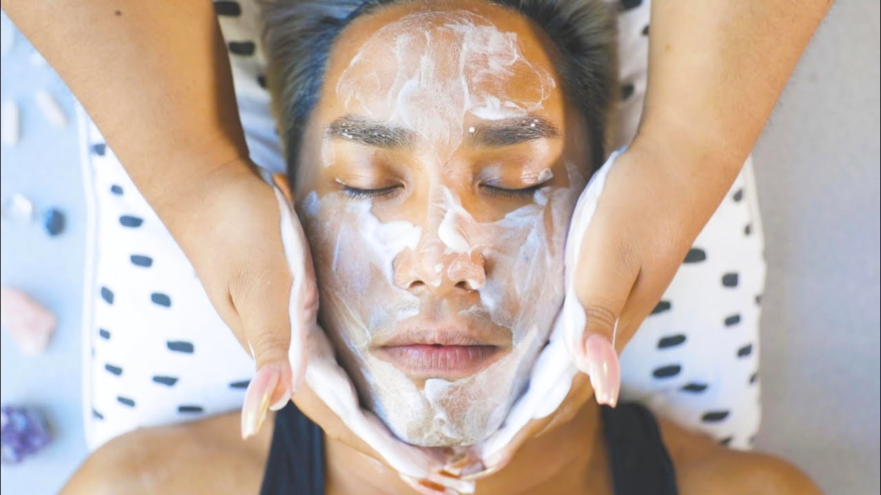 I GAVE MY BROTHER A FACIAL - ASMR | PatrickStarrr