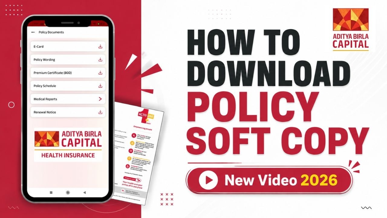 How To Download Aditya Birla Health Insurance Policy Soft Copy | Online | Step By Step 2026