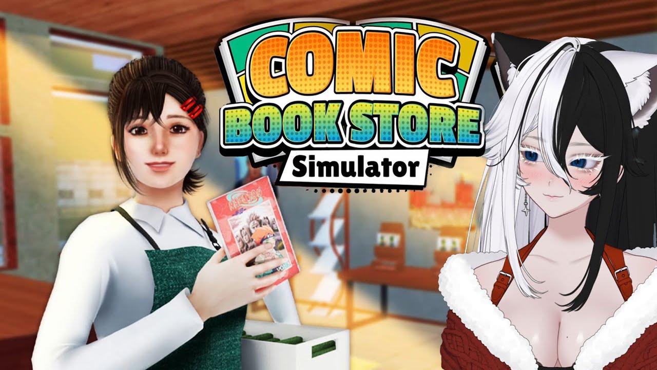 Открыла свой магазин манги/манхви/комиксов ▶ Comic Book Store Simulator #1