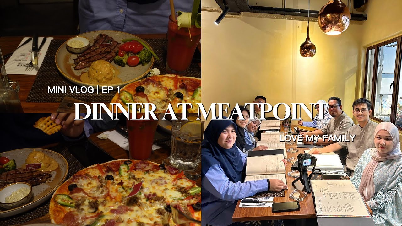 FAMILY BONDING AT MEATPOINT: Tomahawk and more!