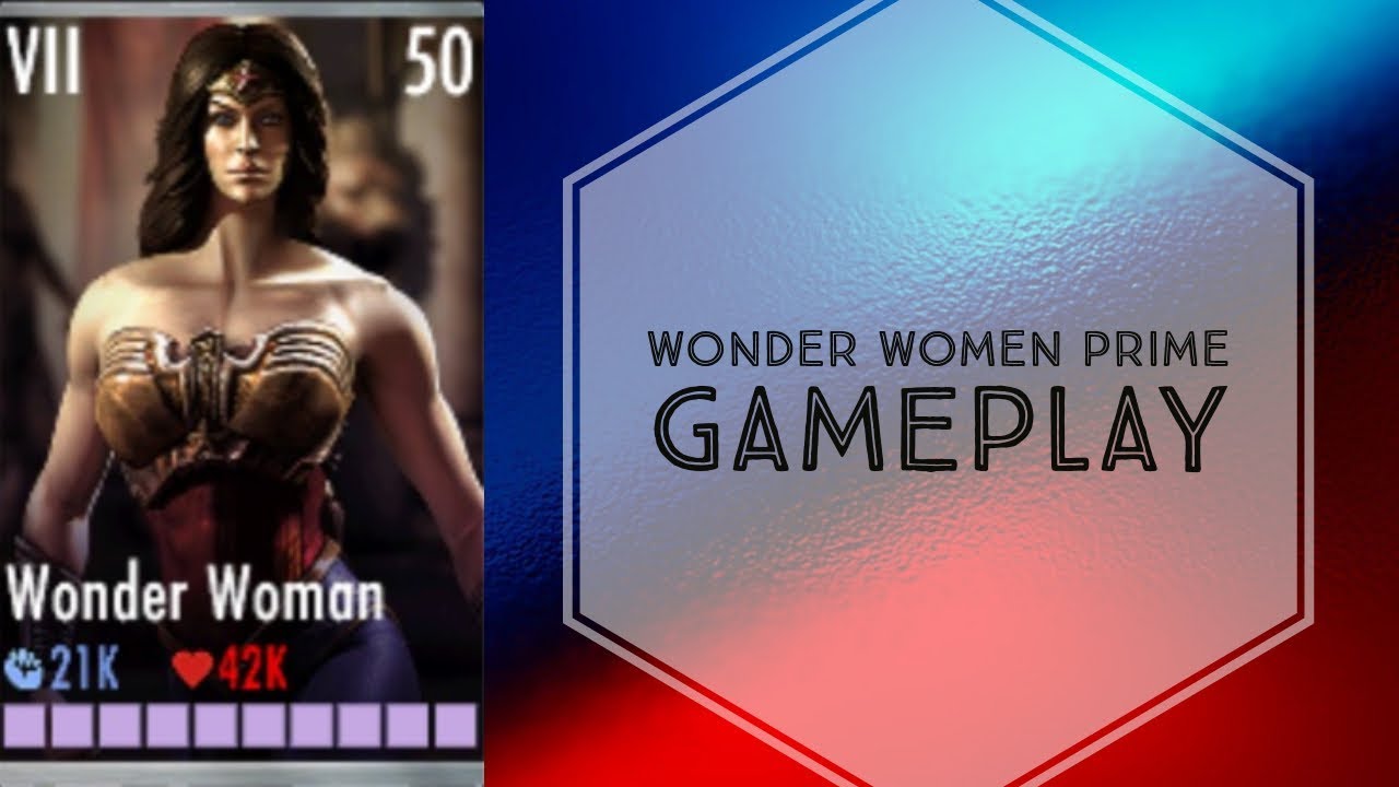 Injustice Gods Among Us Wonder Woman Prime Gameplay Elite VII