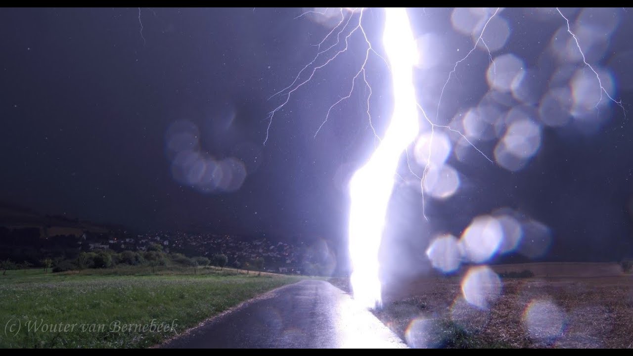 Lightning strike compilation Europe (2015-2019)