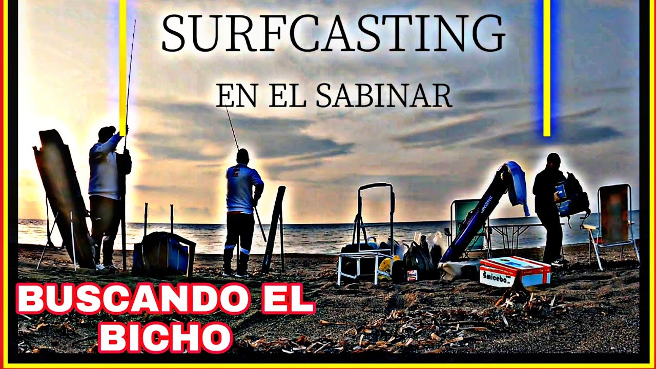 🔥SURFCASTING EN EL SABINAR, PESCA DIURNA BUSCANDO EL BICHO,SURFCASTING GRANADA 🔥
