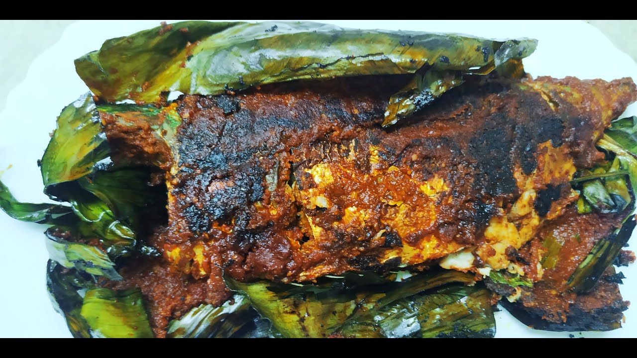 ಬಾಳೆ ಎಲೆಯಲ್ಲಿ ಬಂಗುಡೆ ಫ್ರೈ - ತುಳು ರೆಸಿಪಿ | Banana Leaf Fish Fry | Mackerel Fish Masala Fry