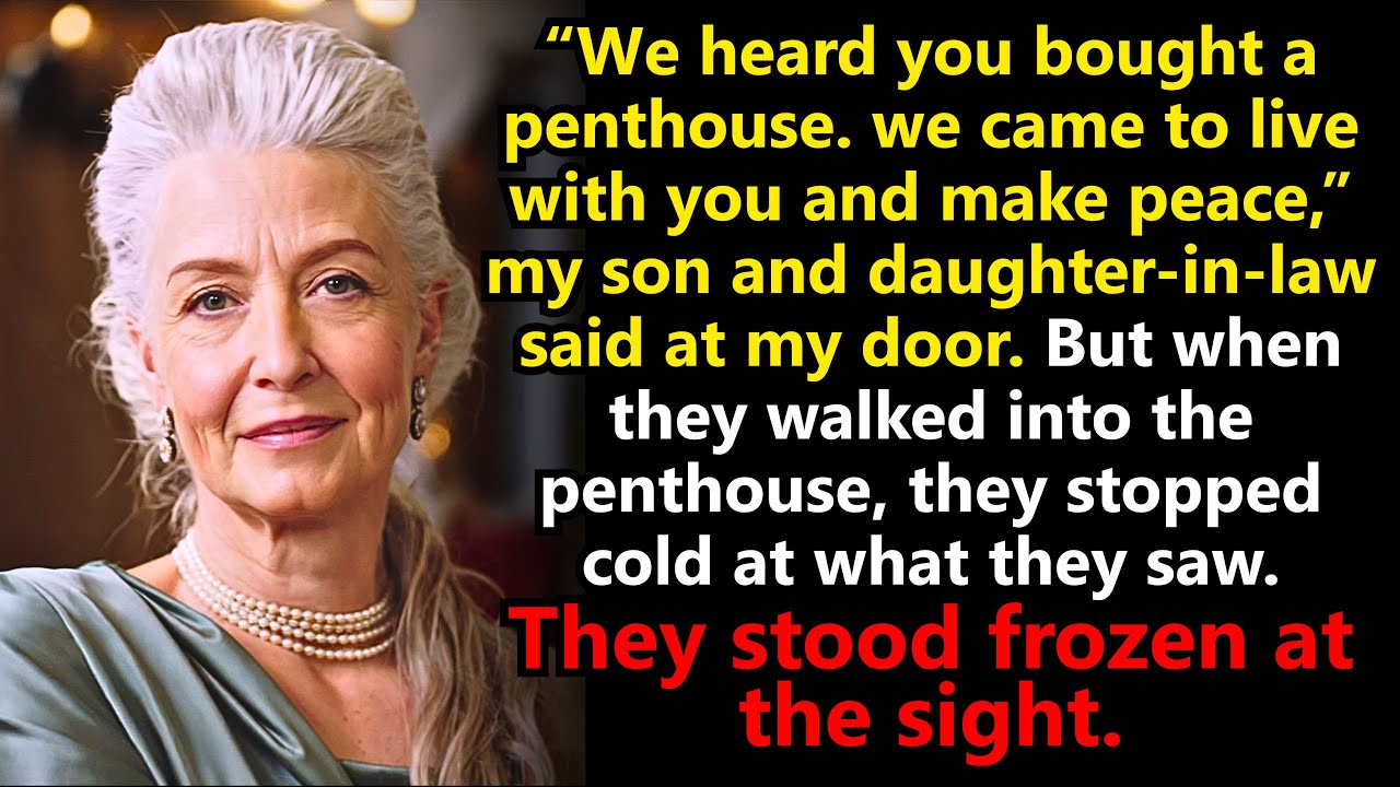 “We Heard You Bought a Penthouse—We’ll Move In and Make Peace,” My Son and Daughter-in-Law Said.
