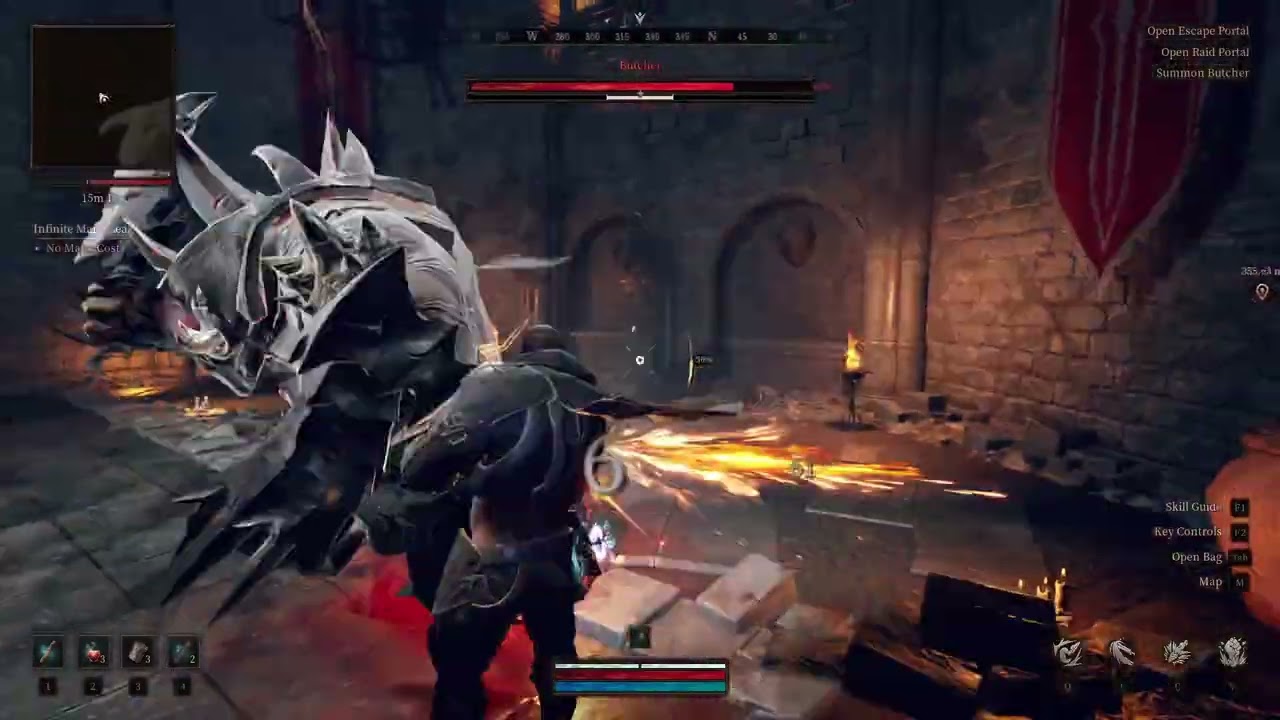 DUNGEON STALKERS BUTCHER SOLO MELEE 0 HITS TAKEN