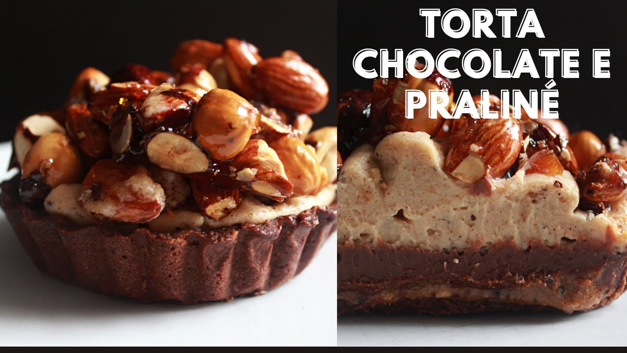 APRENDA A FAZER A TORTA DE AMÊNDOAS E AVELÃS CARAMELIZADAS COM CHOCOLATE | CONFEITARIA FRANCESA