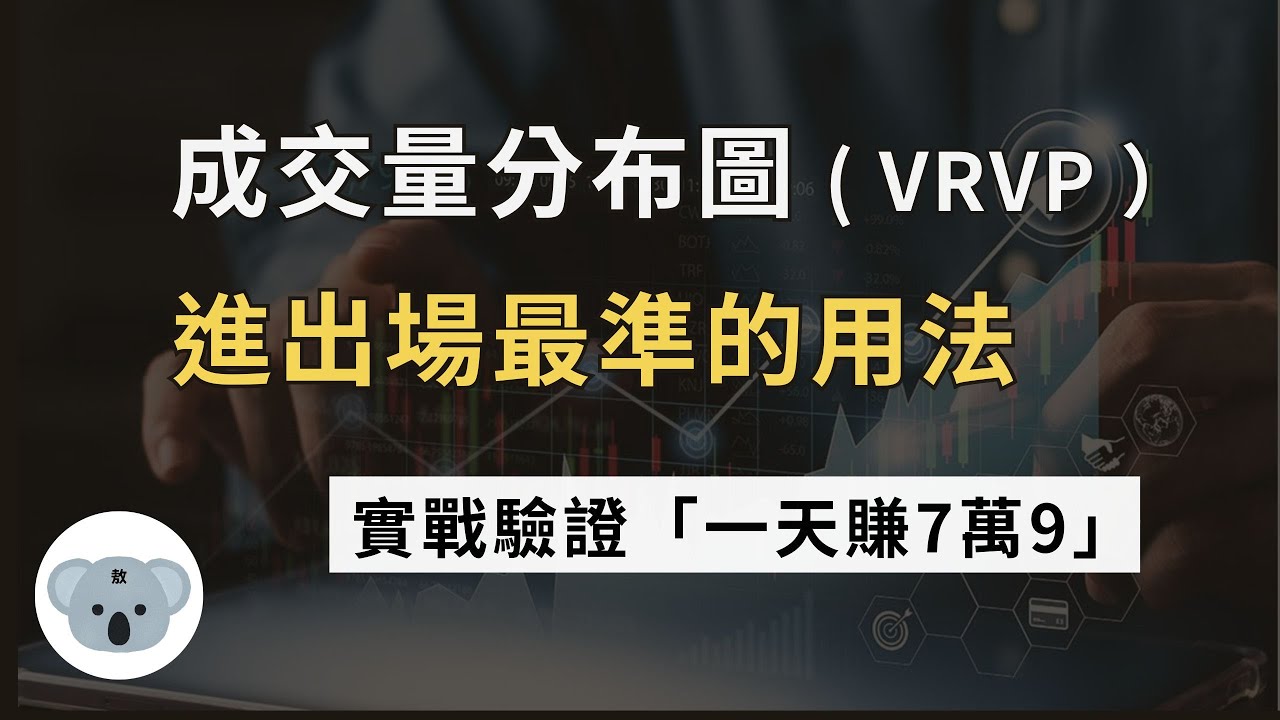 成交量分布圖：進出場最準的用法！驗證一天獲利7萬9台幣！實戰操作完整解析！（附中文字幕）投資腦袋の 熊敖