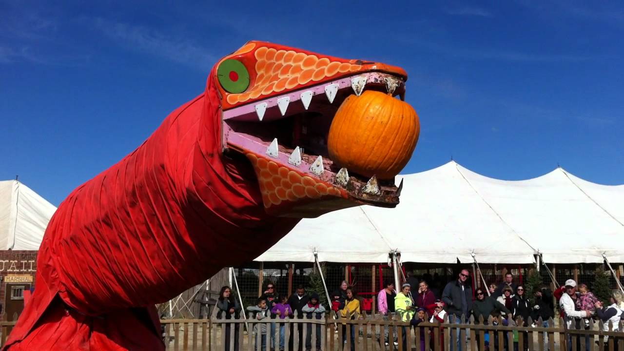 The Pumpkin Eating Dinosaur