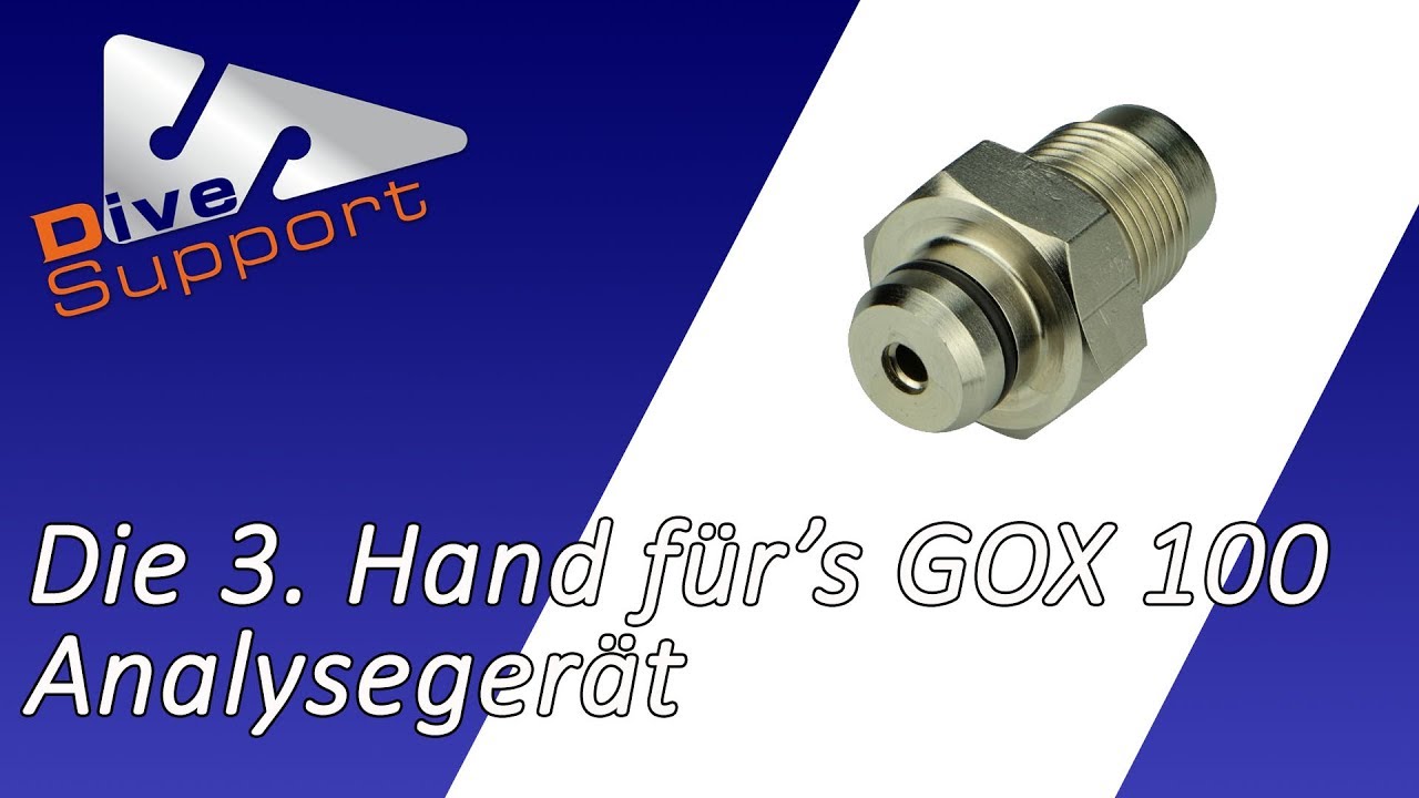 Die 3. Hand für's GOX 100 Analysegerät | DiveSupport