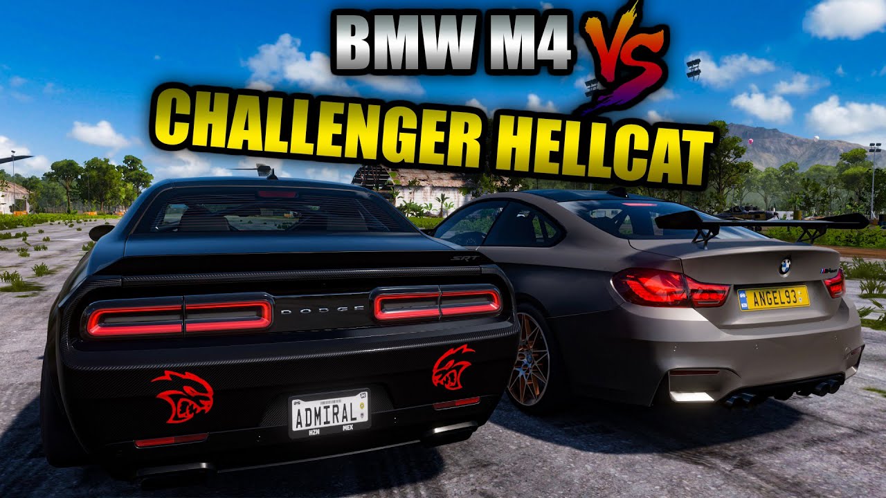 تحدي دودج تشالنجر هيلكات VS بي ام دبليو جي تي اس | Forza Horizon 5