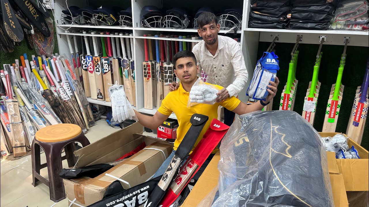 Live unboxing of Bas bats and pad gulvs and kit beg | WhatsApp us 9654720700 | Vansh sports Delhi