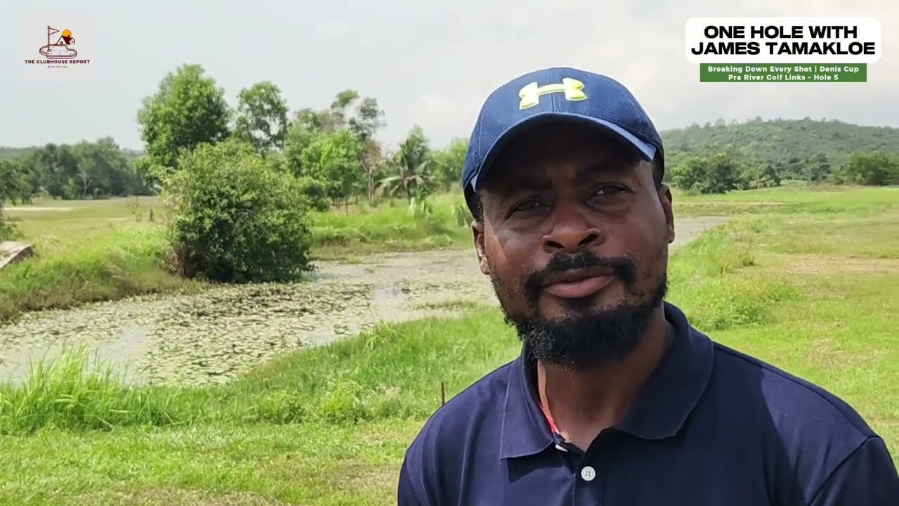 Pra River Golf Links Hole 5 With James Tamakloe | Shot Routine & Course Strategy at Denis Cup