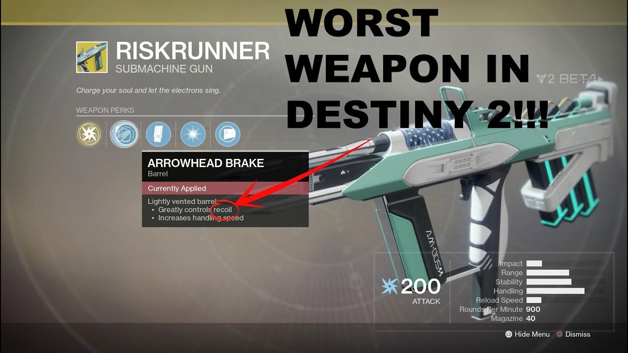 Destiny 2 RISKRUNNER EXOTIC REVIEW !!!(PVP)