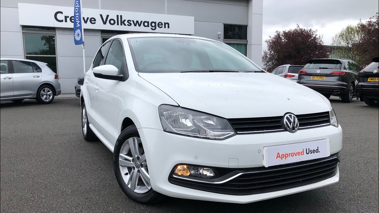 Approved Used Volkswagen Polo Match 1.0 in Pure White - MT18FWZ