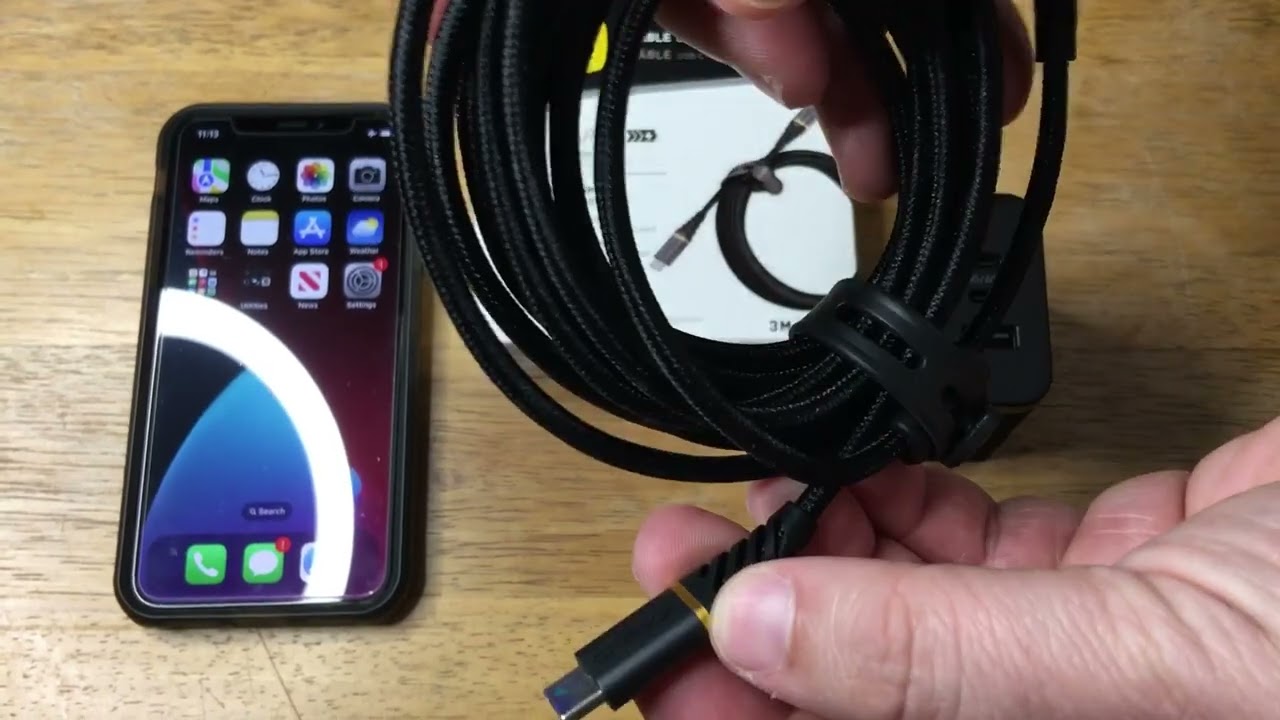 OtterBox USB-C To USB-C 9.8ft Fast Charge Cable Review 4-2-23