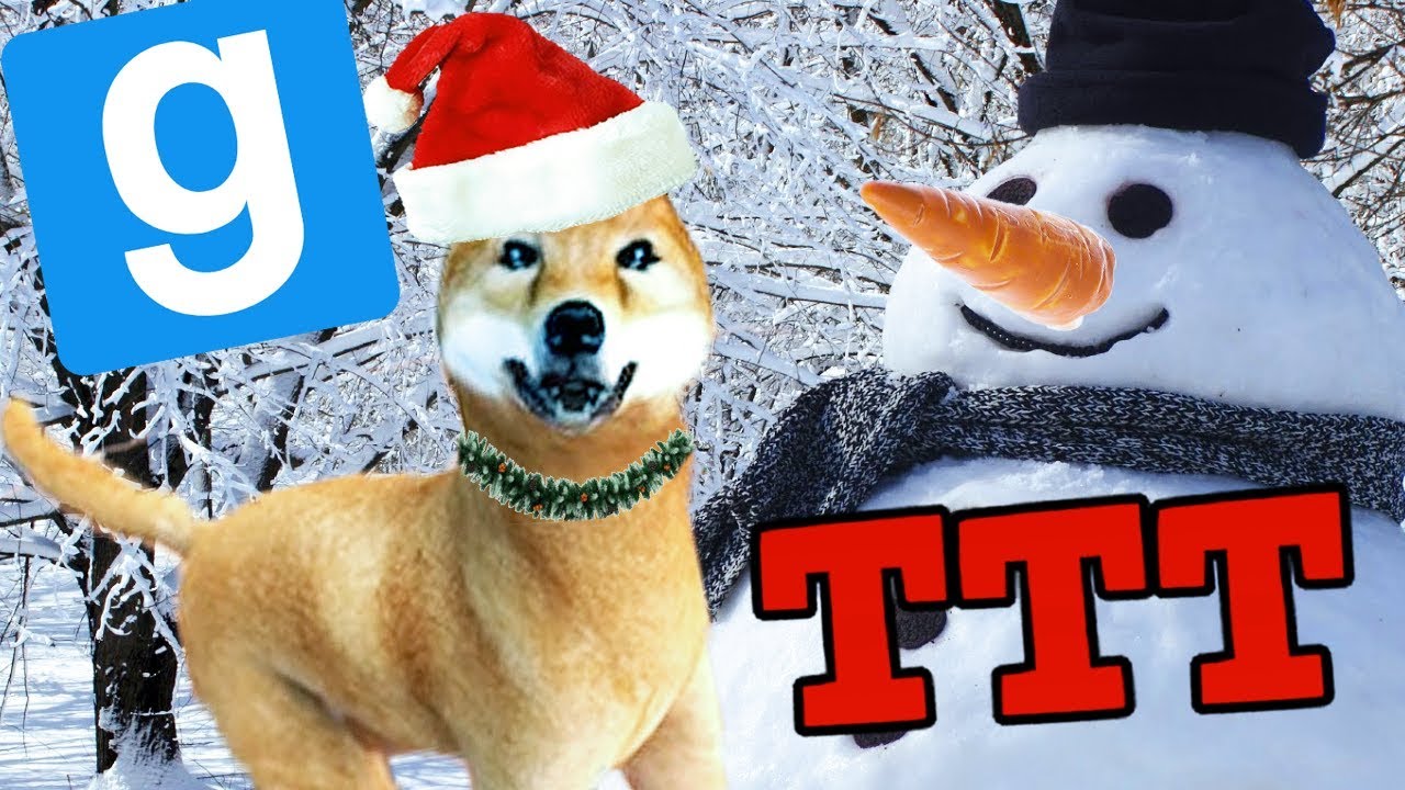 🎅 PIESEŁ I WIELKA MARCHEWA BAŁWANKA! | Garry's mod (With: EKIPA) #737 - TTT [#138] #Bladii