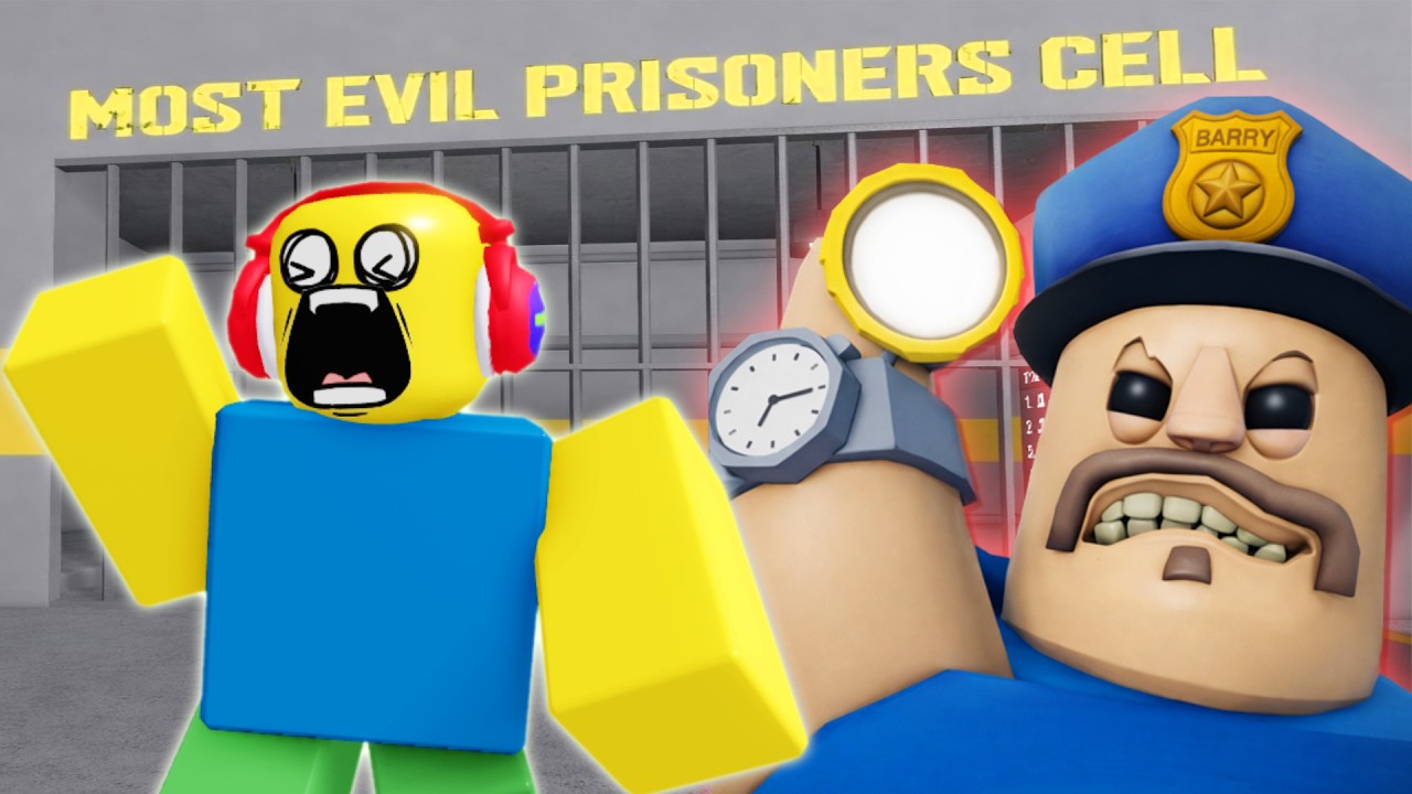 Noob plays: ROBLOX Barry's Prison RUN !!!
