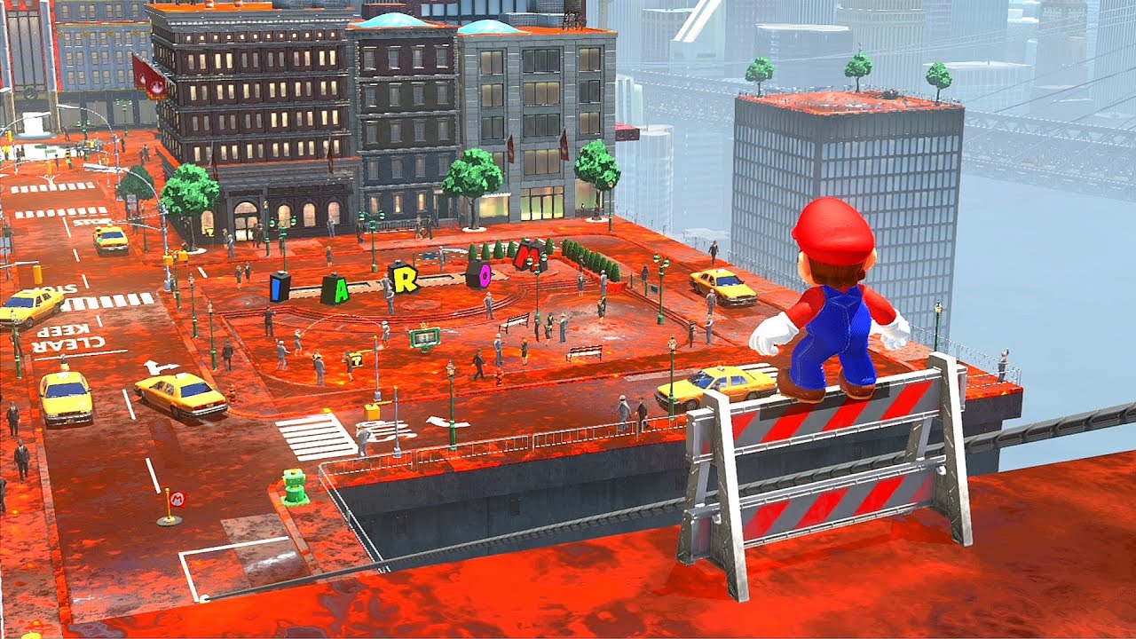Ich habe Mario Odyssey MIT LAVA GEFLUTET!