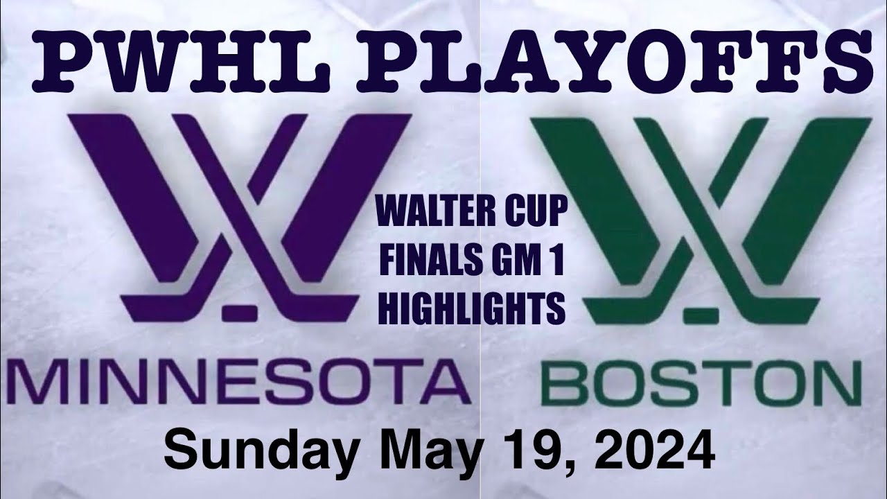 PWHL Walter Cup Finals Highlights GM 1 Minnesota vs Boston May 19, 2024