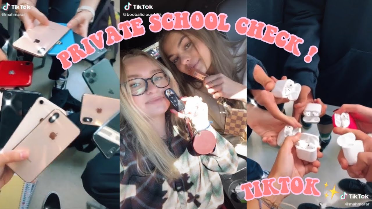 PRIVATE SCHOOL CHECK | TIKTOK ✨