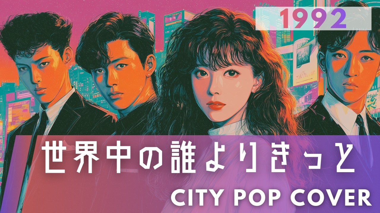 世界中の誰よりきっと｜中山美穂 & WANDS【CITY POP Cover】AIアレンジ版(ドラマ『誰かが彼女を愛してる』主題歌)