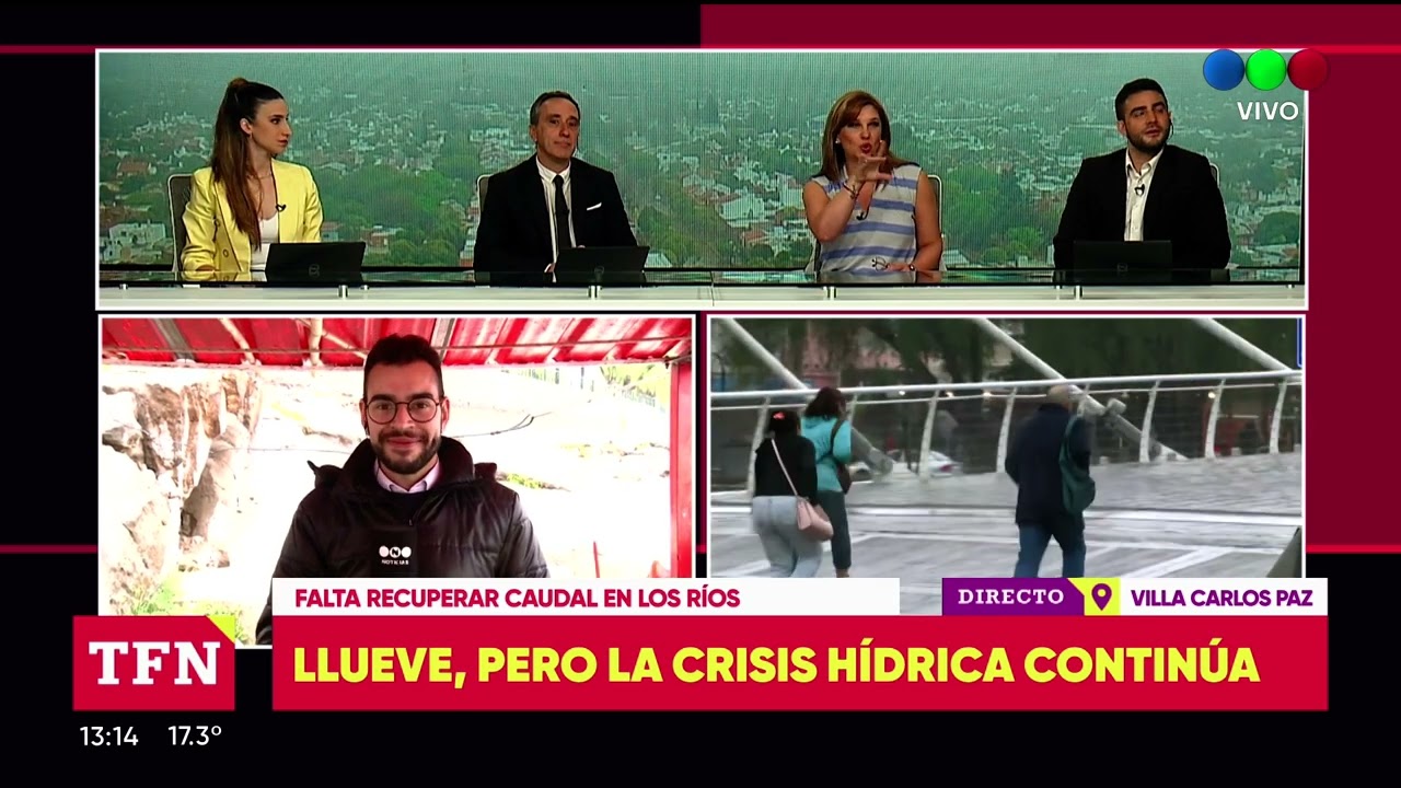 Villa Carlos Paz: comenzaron las lluvias, pero la crisis hídrica continúa