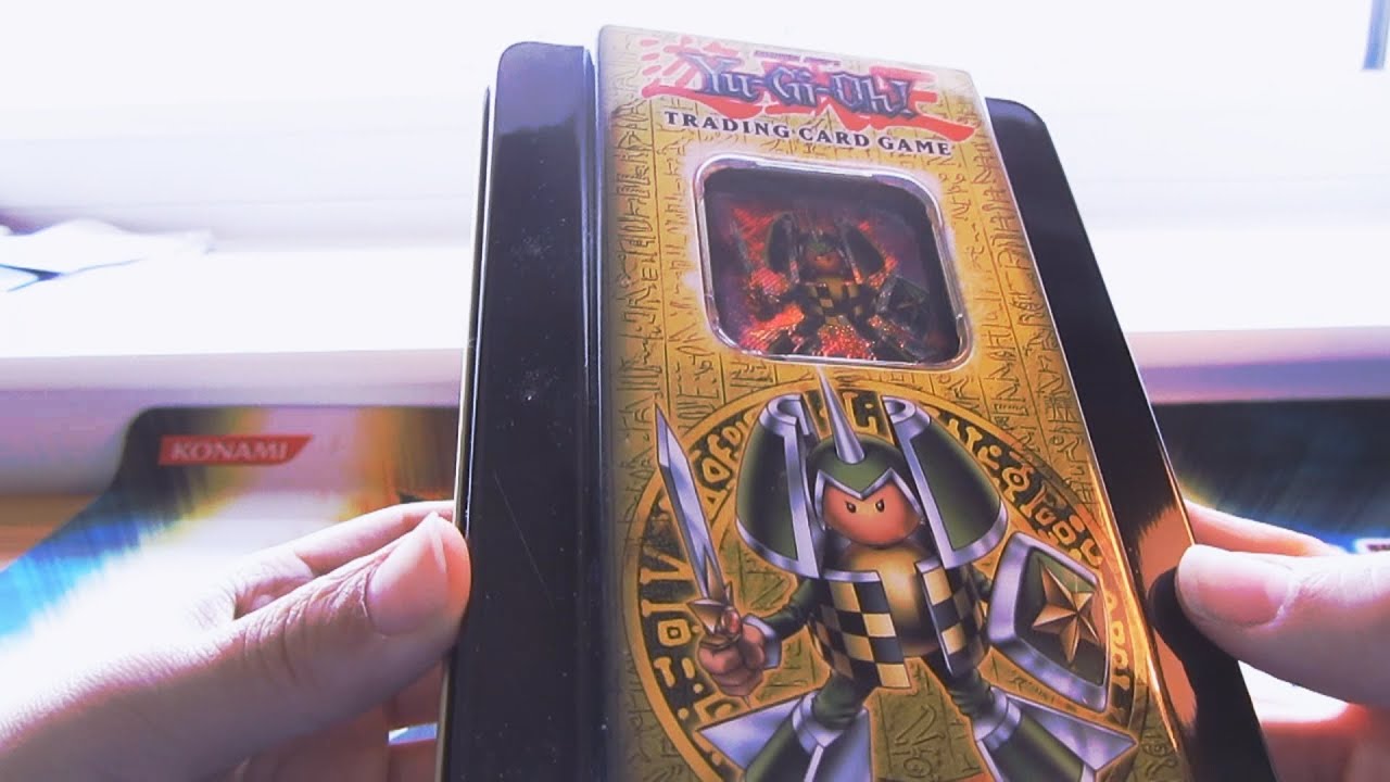 YuGiOh Rocket Warrior 2005 Tin Opening