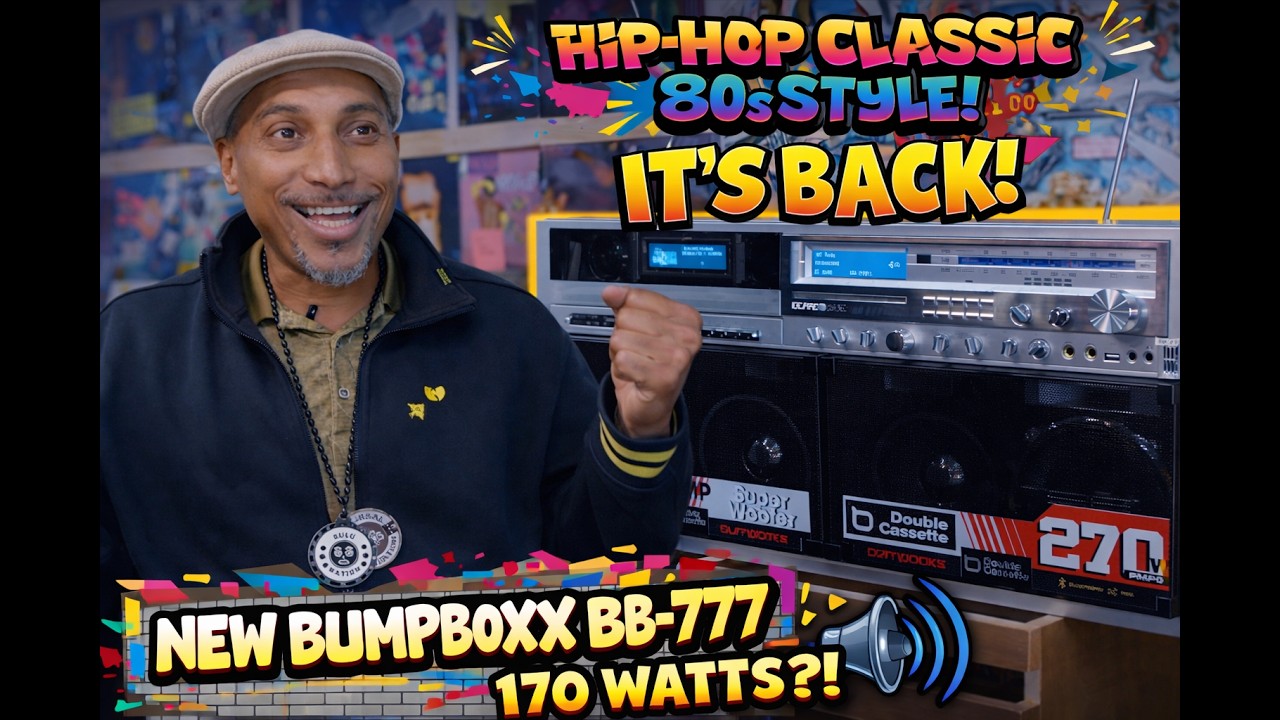 First Look: Bumpboxx BB-777 🔊 The Modern Boombox is BACK