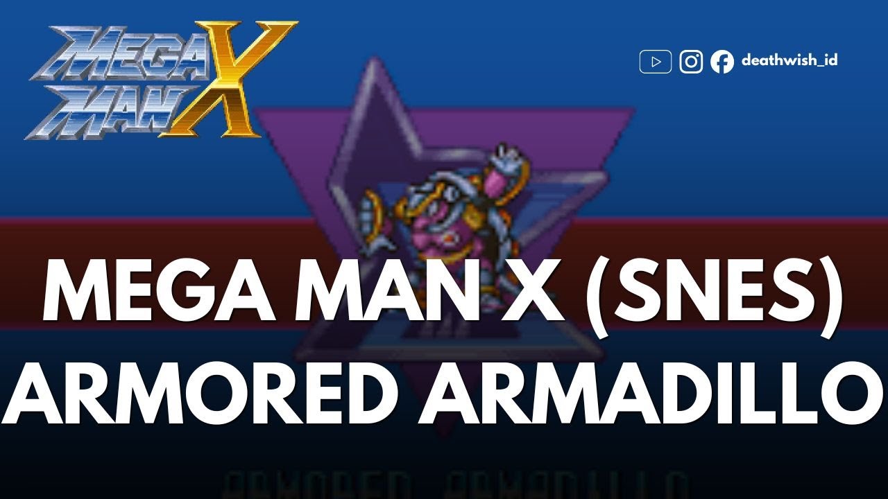 Mega Man X  Gameplay | Armored Armadillo Stage (SNES)