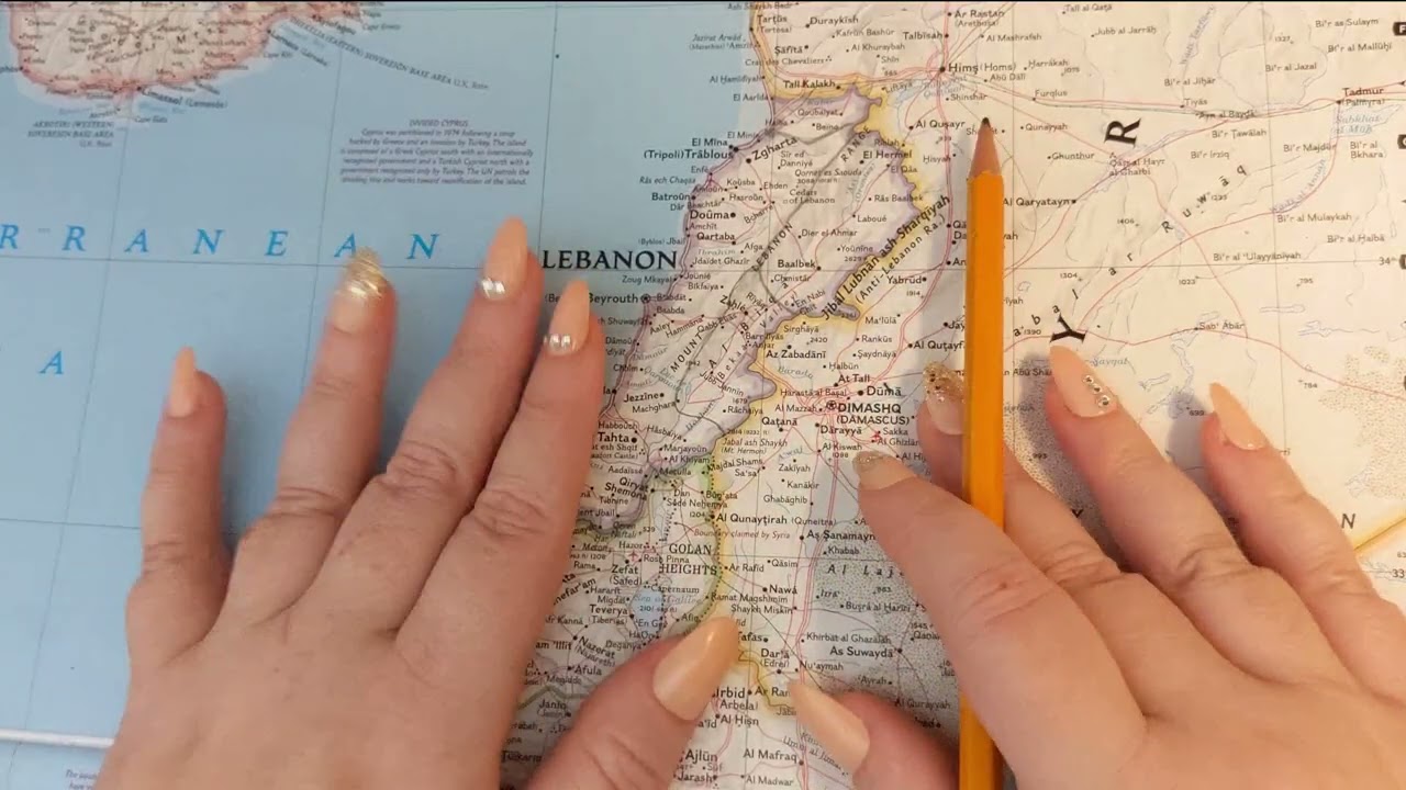 ASMR ~ Beqaa, Lebanon History & Geography ~ Soft Spoken Map Tracing Google Earth