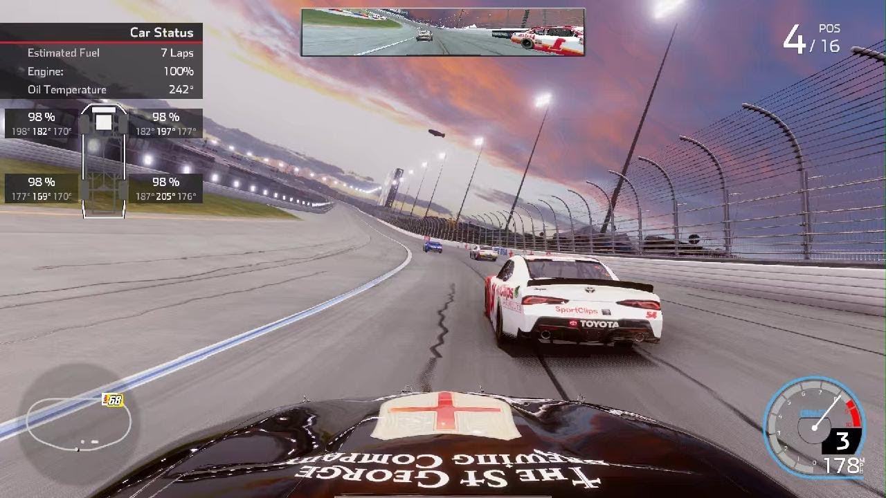 NASCAR Heat 5 Crazy Finish @ Charlotte