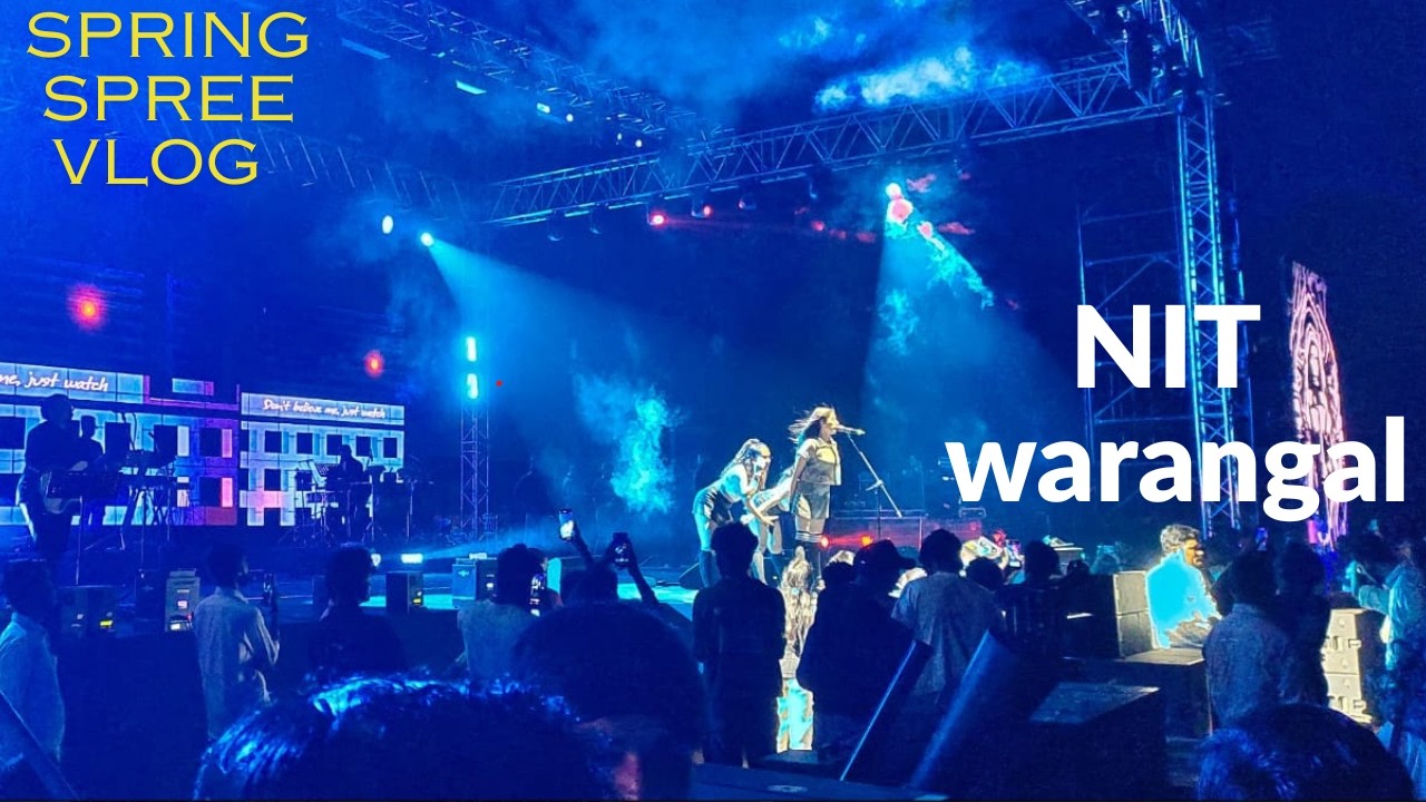 Spring Spree at NIT Warangal 🌸✨ | Fest Vlog #2026 #campusvibes #collegelife