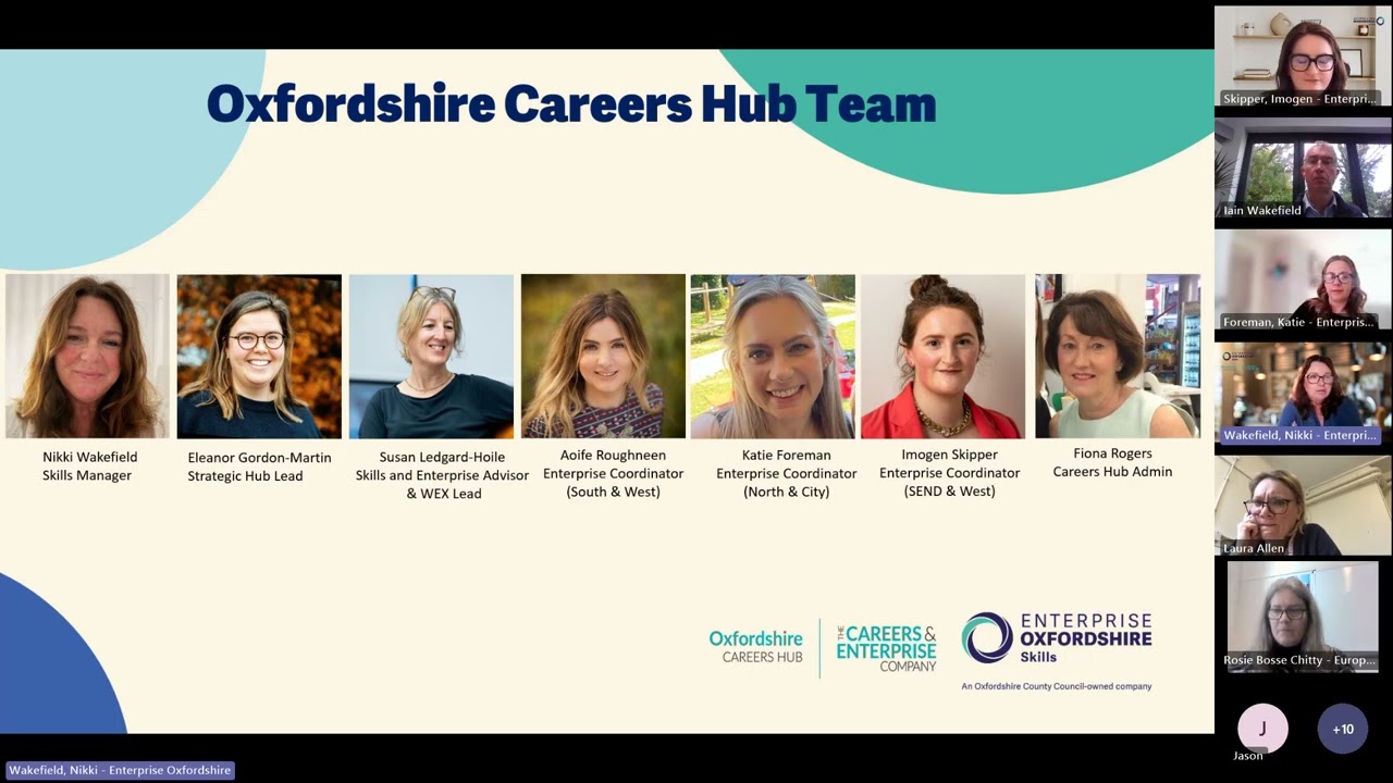 Oxfordshire Careers Hub Careers Leader meeting 25th February 2026