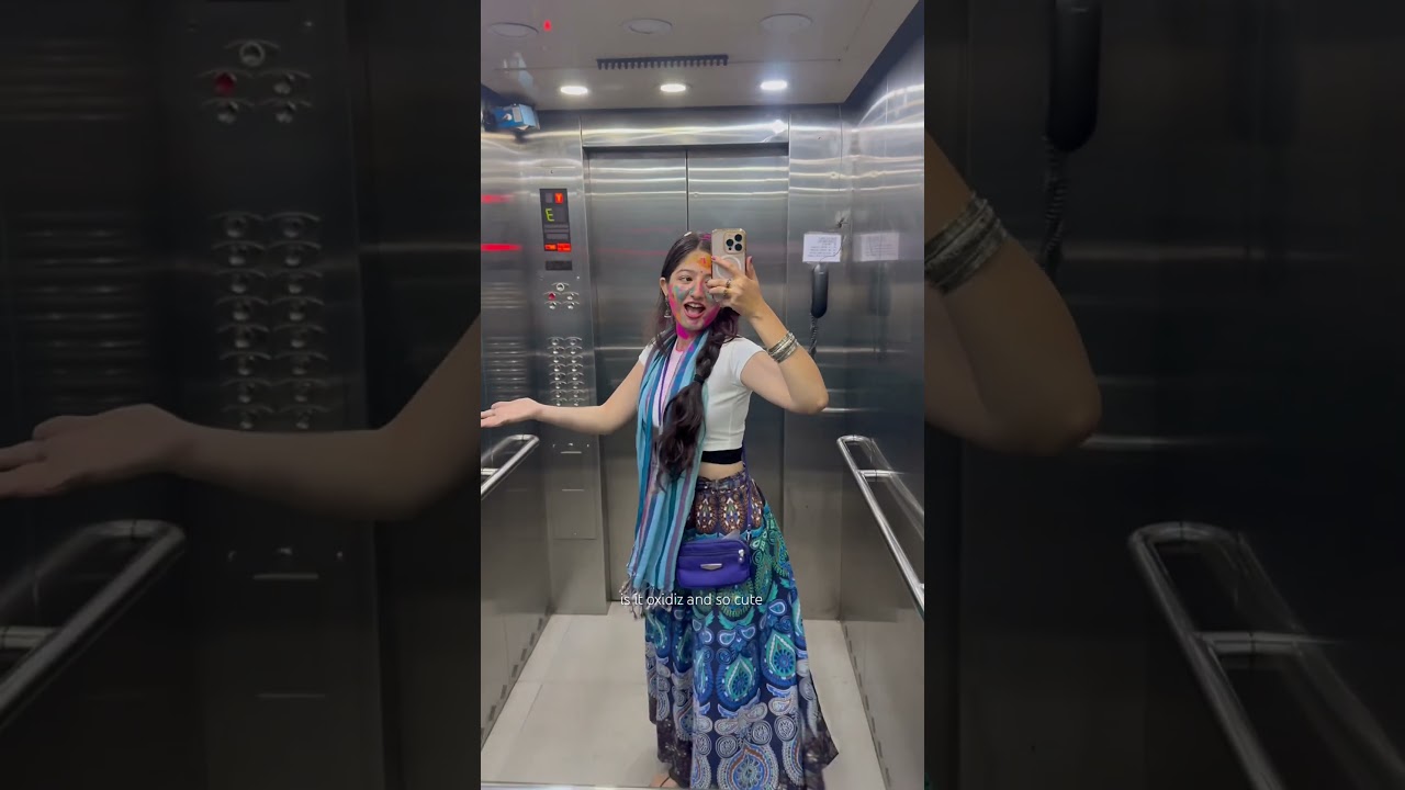 My Holi Outfit 💙 | Jhanvi Bhatia