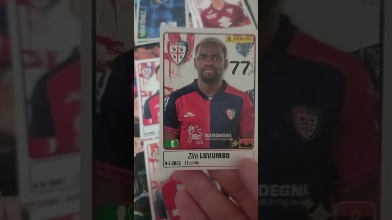 Io mio primo pack opening delle carte panini serie a 2025/26
