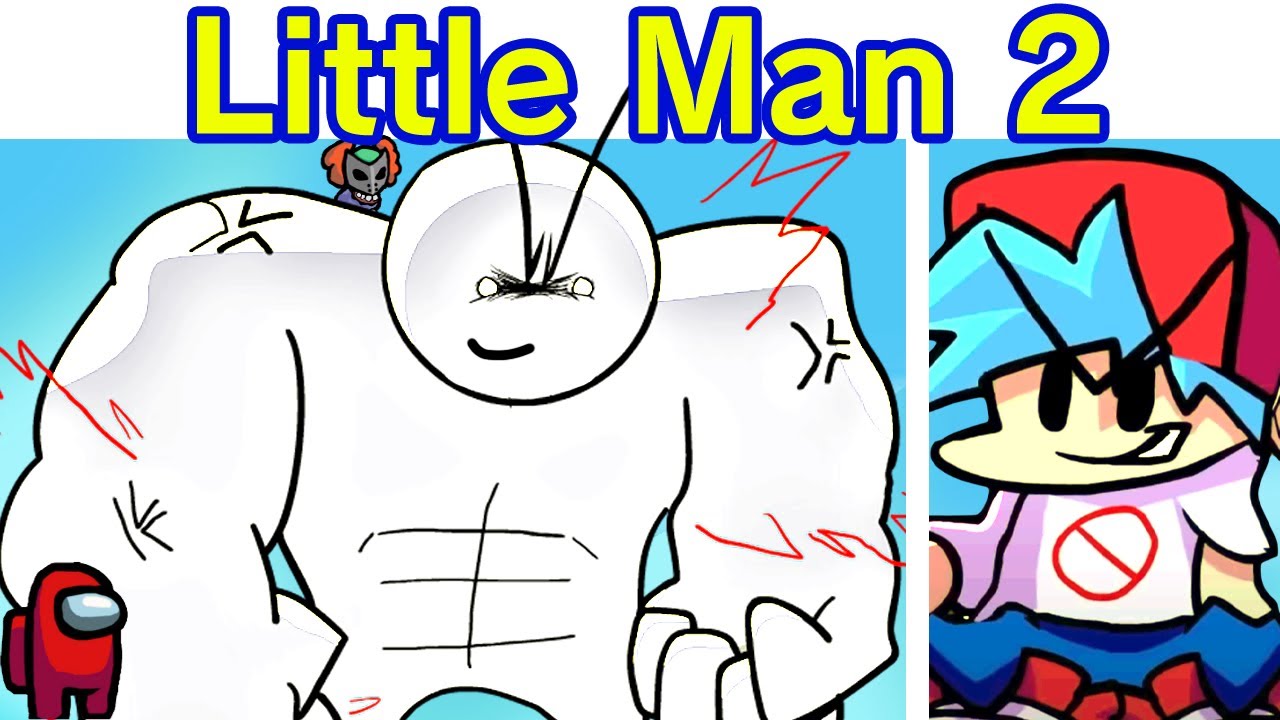 Friday Night Funkin' VS Little Man 2 Full Week + Cutscenes (Longest Song in FNF Mod/Bob's Onslaught)